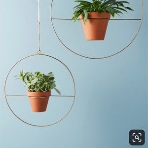 ANTHROPOLOGY- HANGING GEO PLANTER